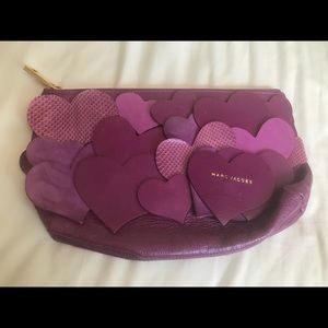 Marc Jacobs Big Heart Zip Clutch 💜